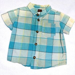 Tea collection plaid shirt